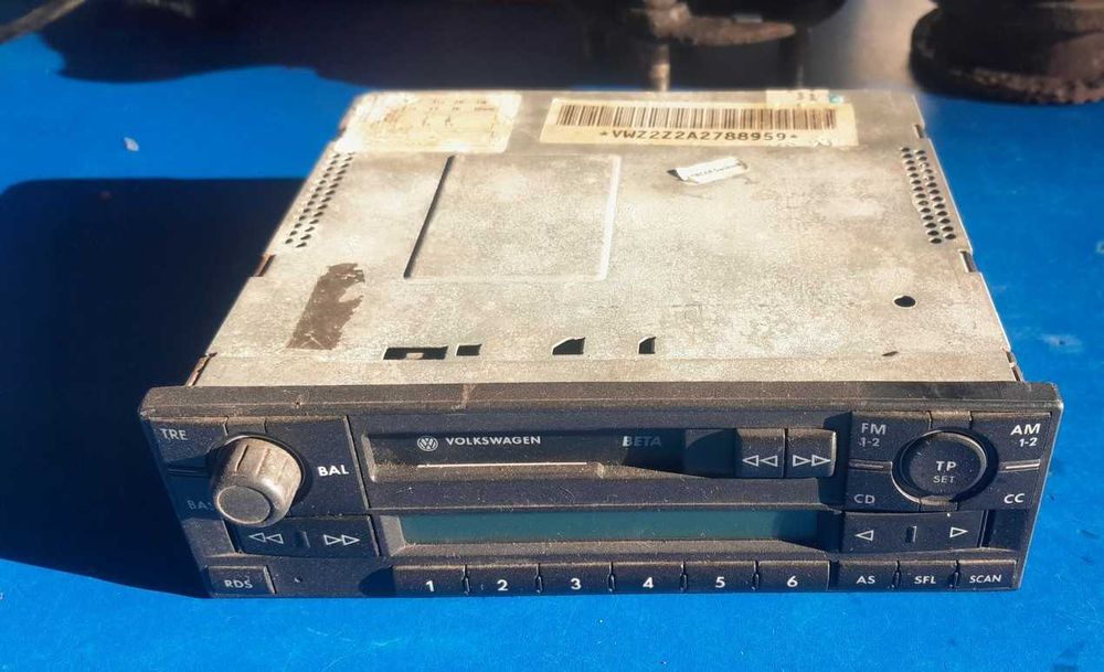 Radio kasetowe radioodtwarzacz Volkswagen Vw Golf mk4 IV iv Beta 5