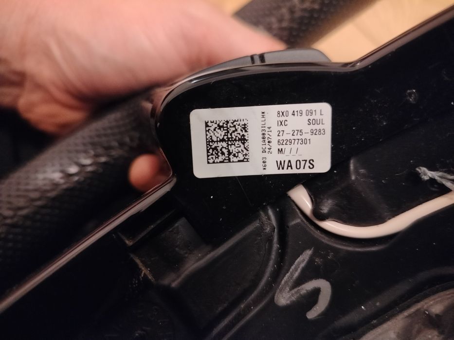 Kierownica audi A6 C7 S-line multifunkcja, skóra, pikowana