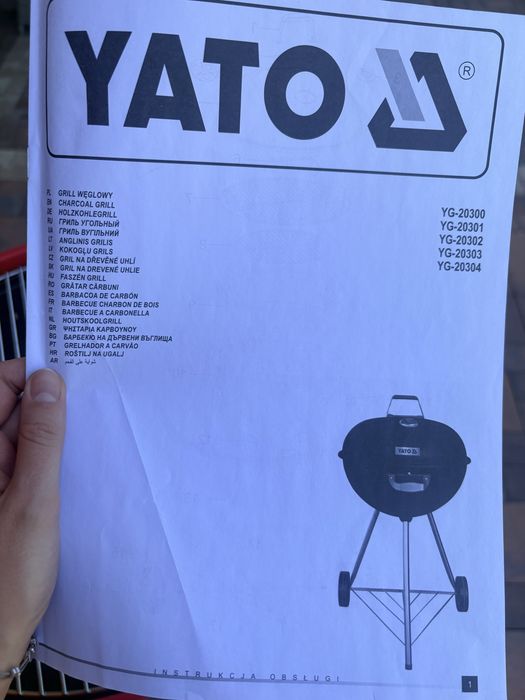 Yato grill klasyczny na węgiel drzewny