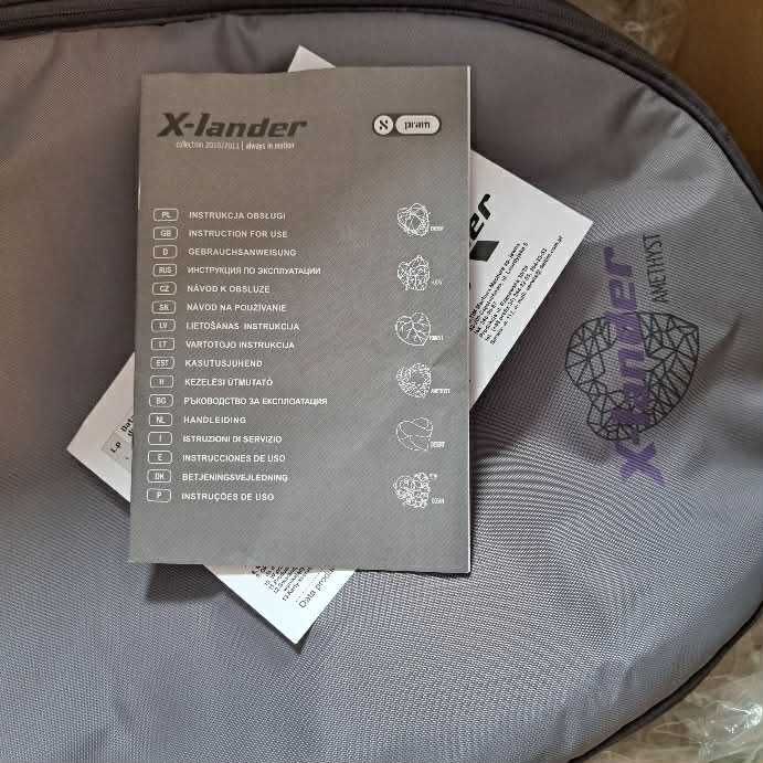 Wózek dziecięcy X-Lander Ametyst 2w1  Gondola + Spacarówka