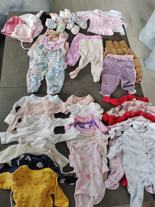 Pakiet noworodka 50 56 zestaw ubran niemowlak newborn 6