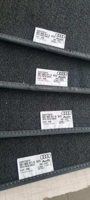 Dywaniki welurowe audi A5 B10 sedan/kombi