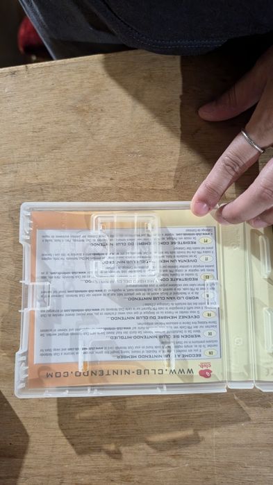 Caixa - mario party ds