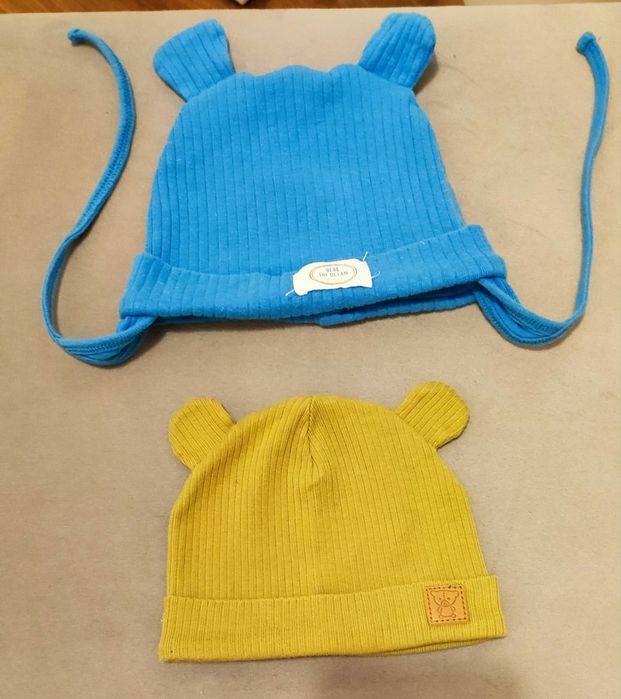 Czapeczki niemowlęce - na wiosnę