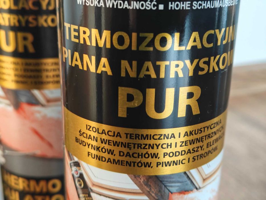 Piana natryskowa PUR GRAFEN Professional (930 g) - 3 szt