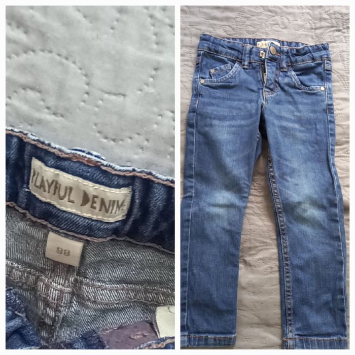 Zestaw bluzy i jeansy rozm 98