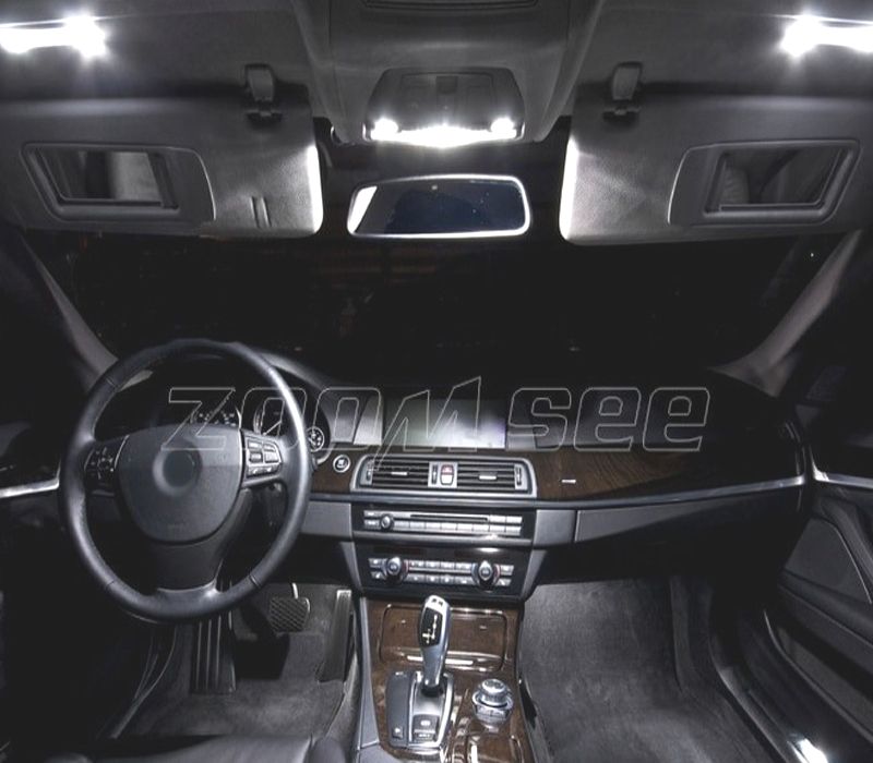 KIT COMPLETO DE 20 LAMPADAS LED INTERIOR BMW SERIE 5 F10 520I 528I 530I 535I 550I M5 11-16