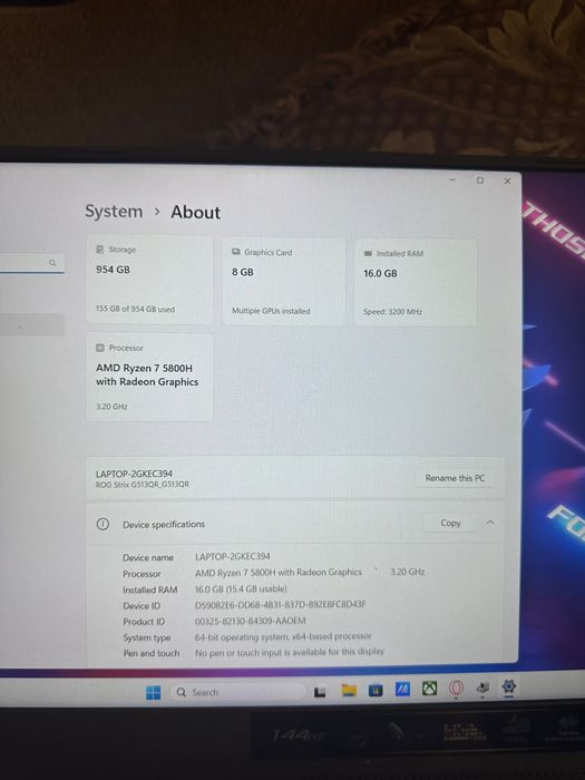 Asus ROG Strix G513QR_G513QR
