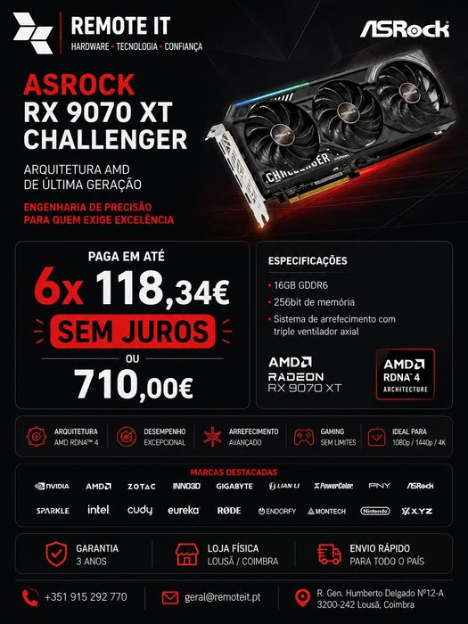 Asrock RX Asrock 9070 XT  – 16Gb GDDR6