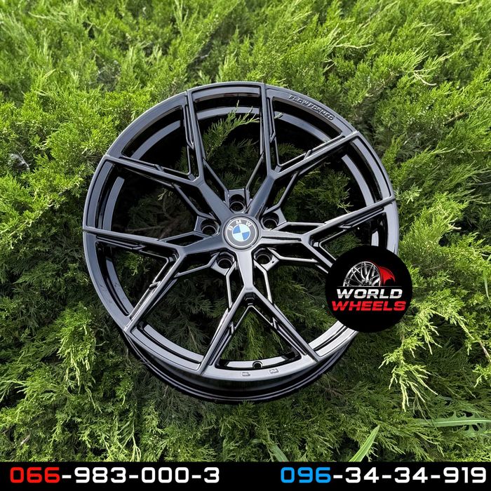Диски R20 5x120 BMW X5 X6 E53 E70 F15 E71 F16 VOSSEN разноширокие черные ковка