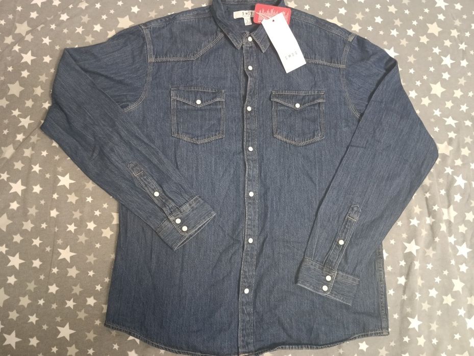 Джинсова сорочка L нова з бірками