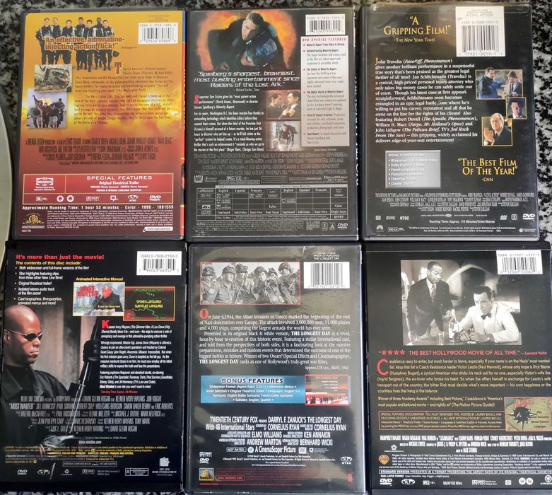 Conjunto 6 DVDs - NTSC