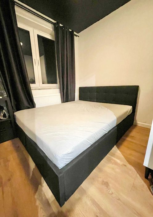 Łóżko tapicerowane 180 szare pojemnik promocja wyprzedaż wysyłka hit