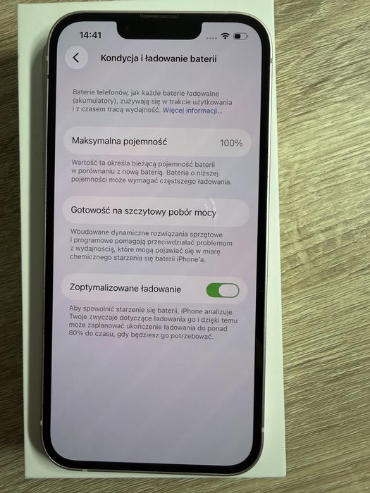 Iphone 13 128 gb 100% kondycji