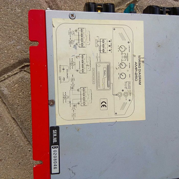 Wzmacniacz car audio XXL AMP-250 300W mosfet