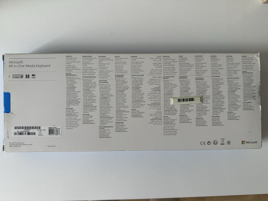 Klawiatura bezprzewodowa Microsoft