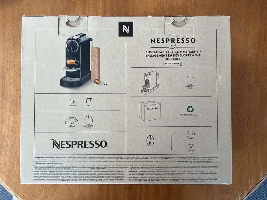 Máquina Café Nespresso CitiZ Limousine Black — Nova