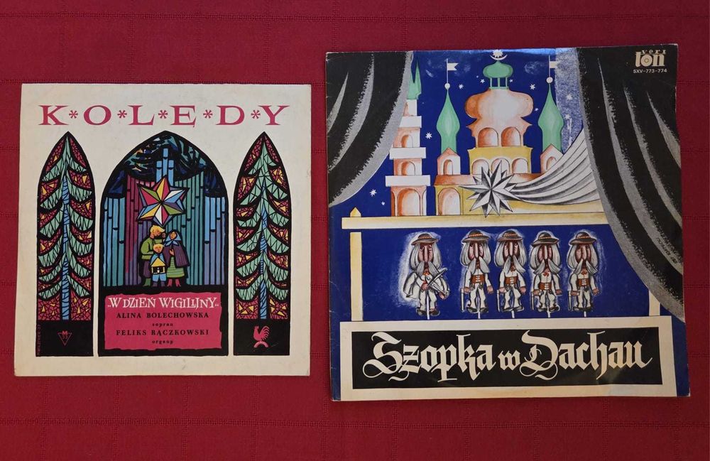 Zestaw winyli z kolędami