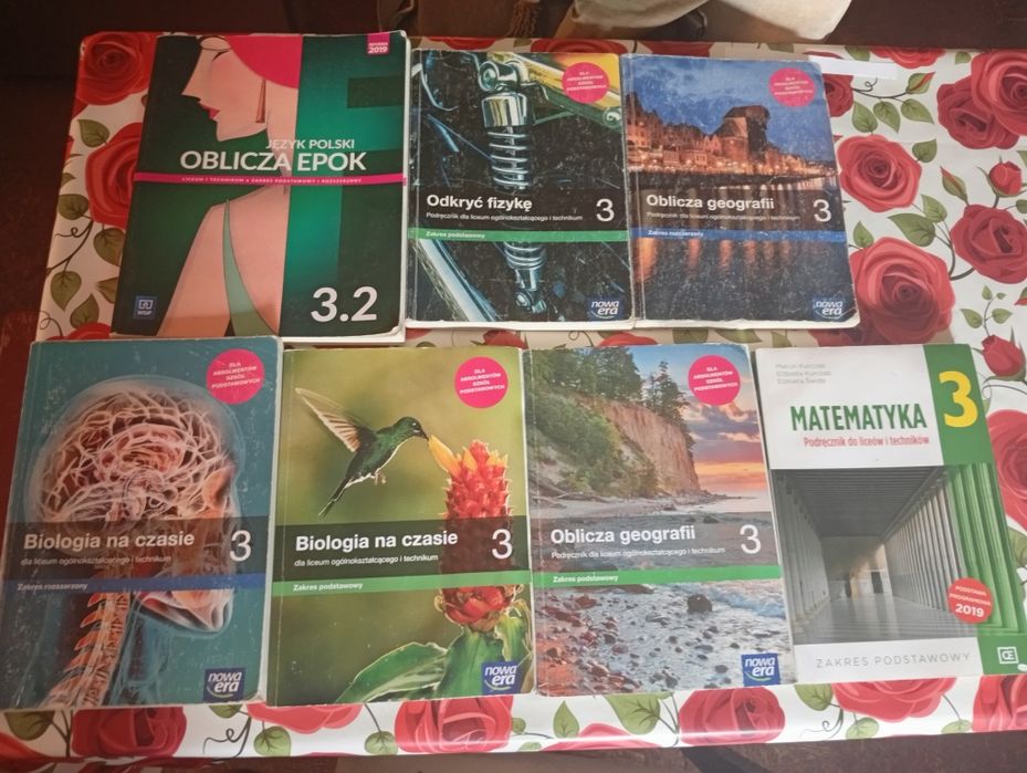 Podręczniki używane kl.3 Liceum Technikum
