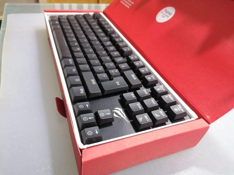 Teclado mecânico low profile havit - blue64309584270977124