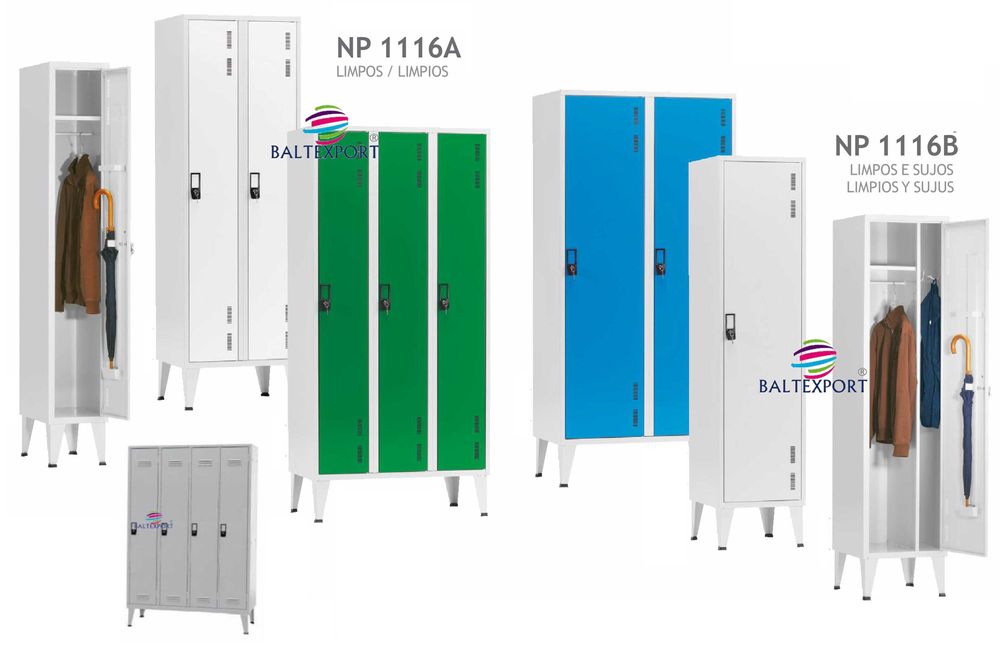 Armários Vestiários / Cacifos Metálicos / Bancos de Balneário /Cabides