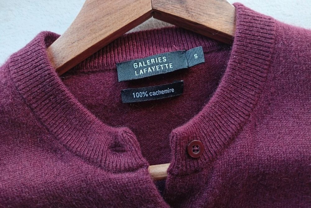 Sweter kaszmir Galeries Lafayette