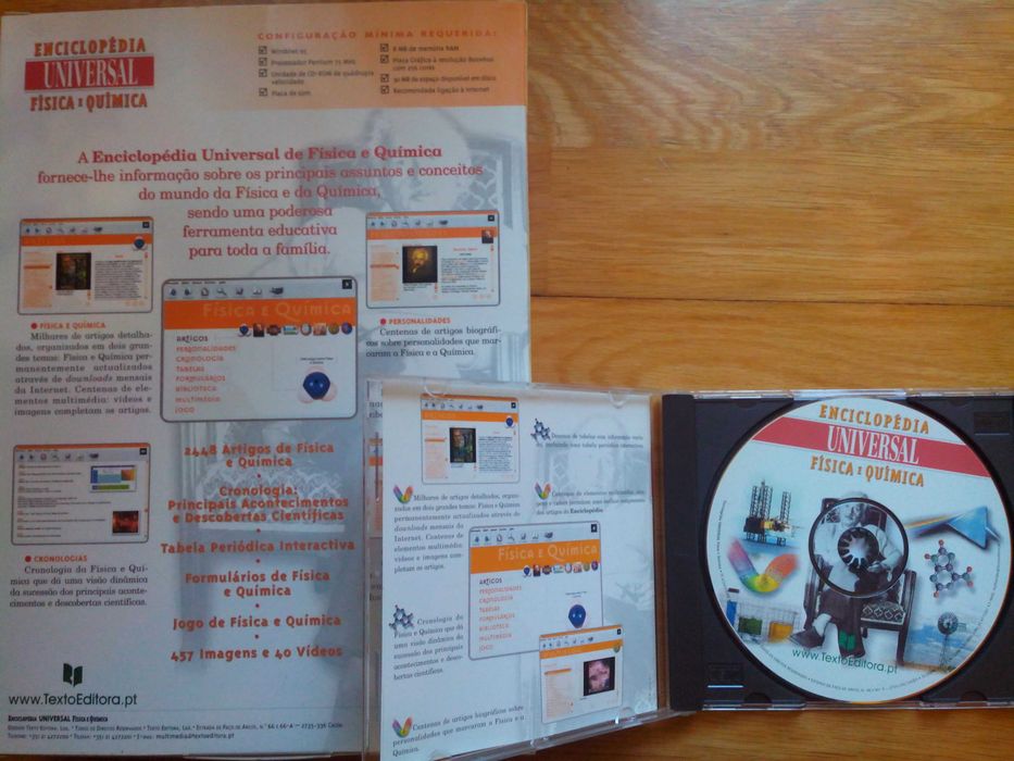 CD Enciclopédia Universal - Fisica e Quimica
