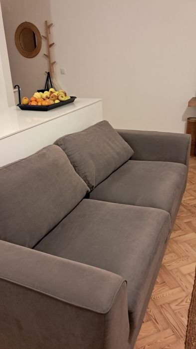 Sofá 3 lugares Cinzento URGENTE