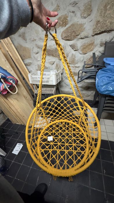 Baloiço suspenso novo macramé