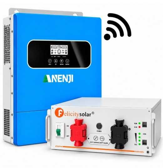 Акумулятор LiFePO4 12V/100Ah, LiFePO4 12V/160Ah 150A BMS Інвертор Комплекти резервного живлення