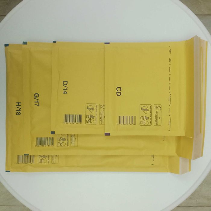 Бандерольні  конверти Пакети поштові Airpock польські  G/17