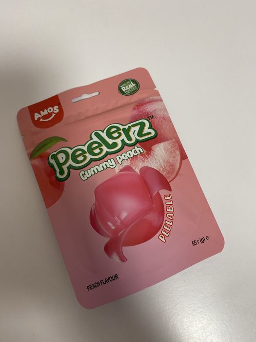 Цукерки Amos Персик желейні, 65г