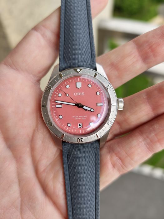 Jak nowy Oris Divers Sixty Five Cotton Candy