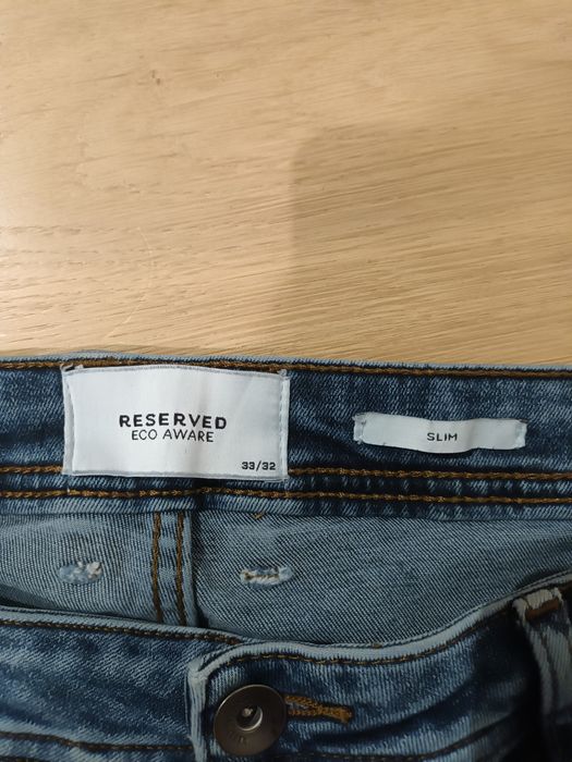 Spodnie jeansowe Reserved rozm. 33/32