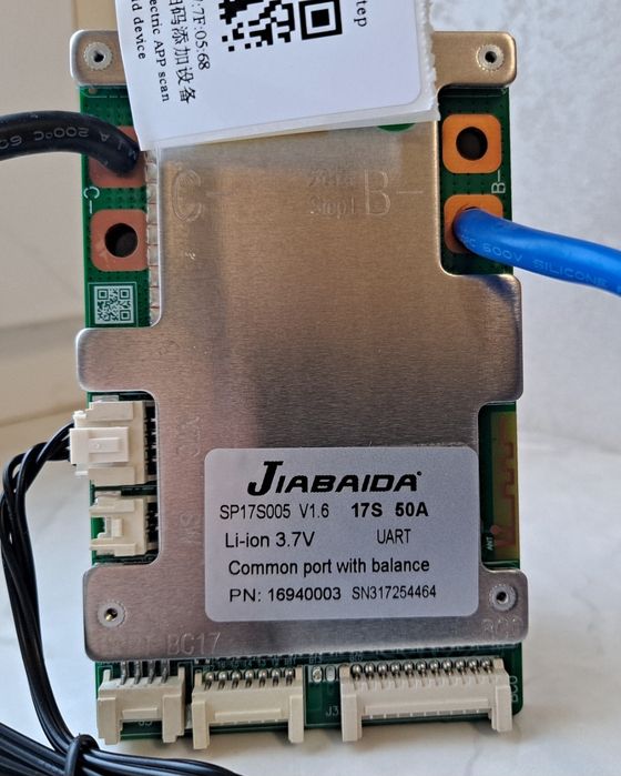 Smart BMS JBD 7S - 14S. Li-ion/LiFePo4 30A Bluetooth