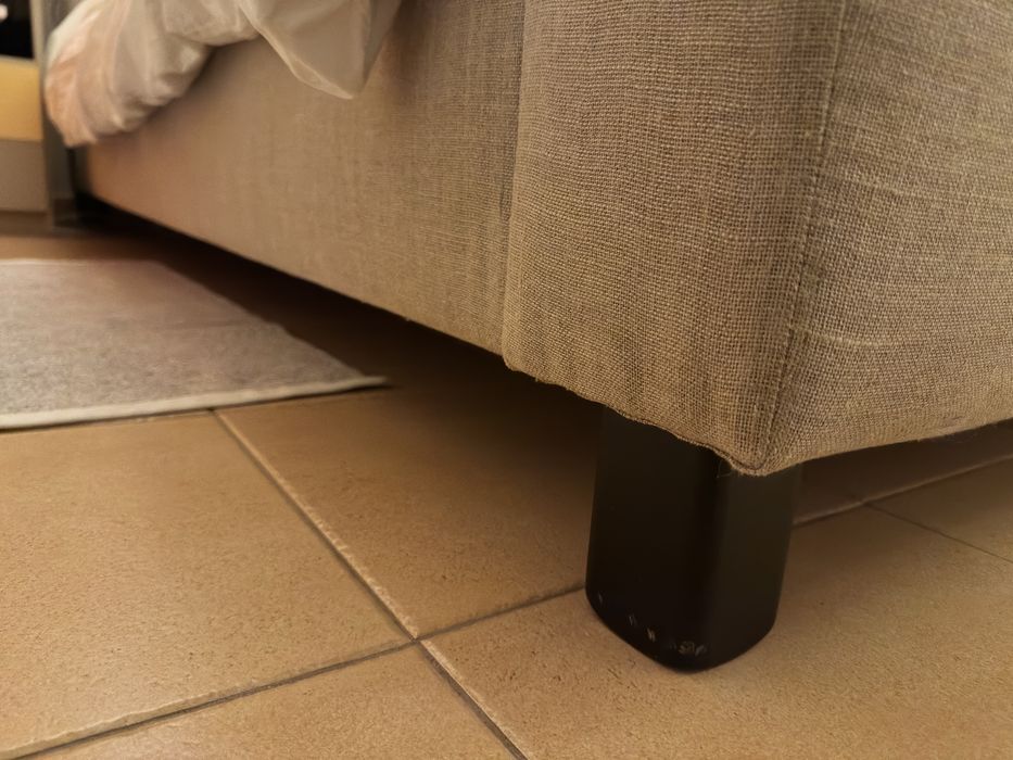 Cama de casal e colchão