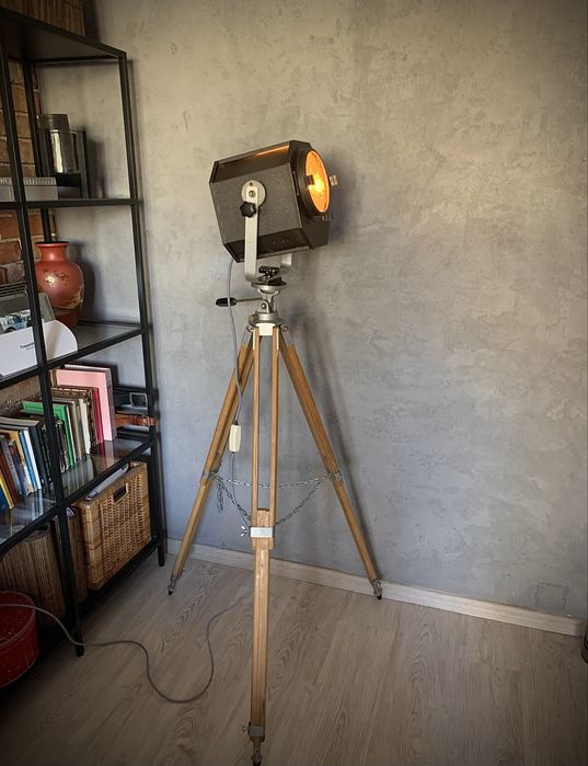 Lampa podlogowa Loft vintage  industrialna  Prl zabytek