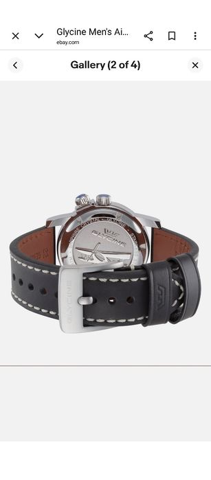 Часы наручные швейцарские.Glycine Men's Airman Worldtimer Quartz 42mm Watch GL1023
