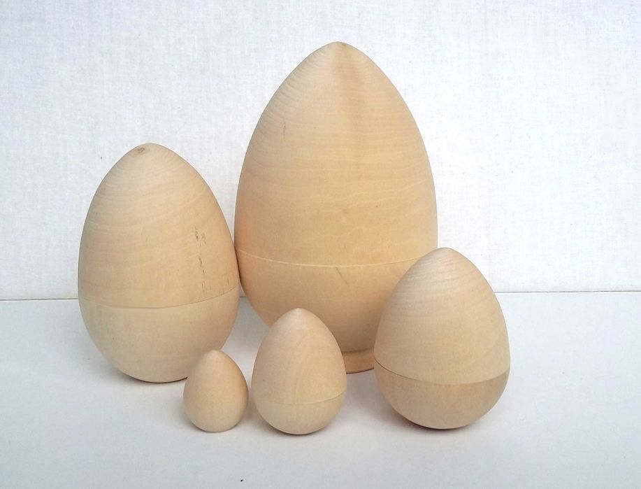 Заготовка деревянная яйцо 5-местная