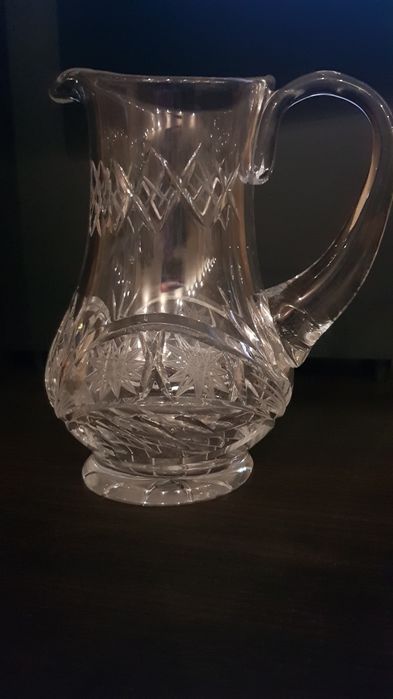 Dzbanek kryształowy PRL