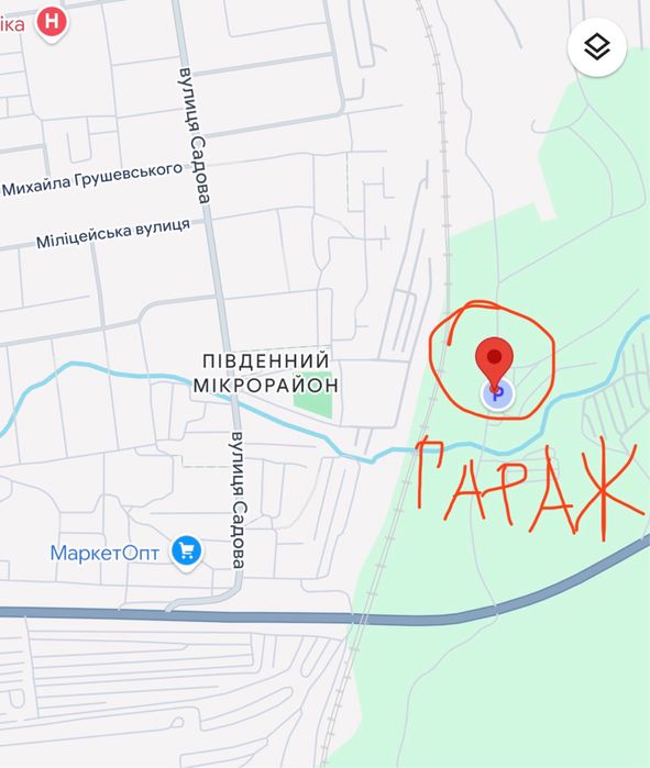 Гараж в ГК Темп1, гараж на БАМі, потребує ремонту криші