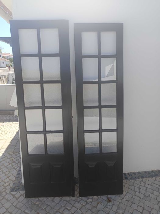 Conjunto de portas (2 conjuntos de 2 e 1 conjunto de 3)