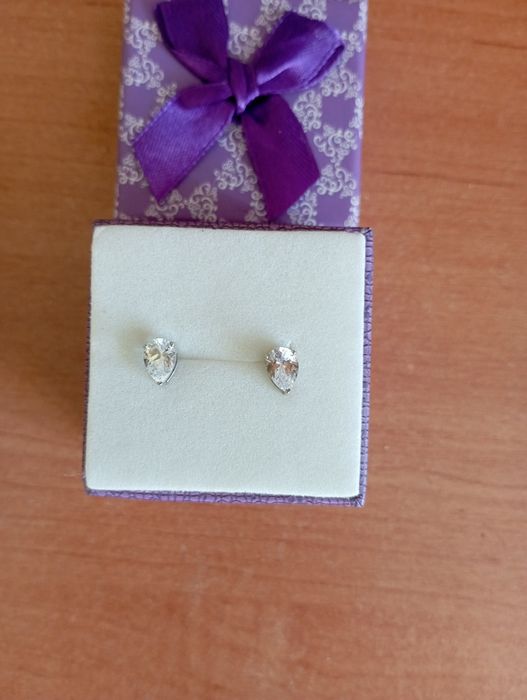 Срібні сережки пусети