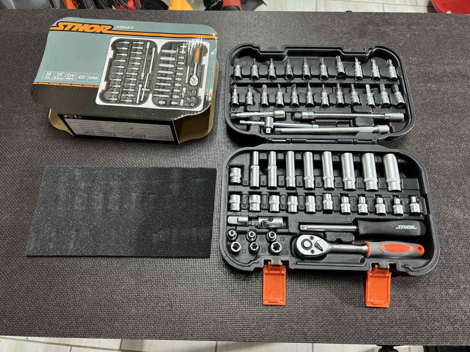 Набор инструментов 56 ед. STHOR Польша Технология AS-DRIVE