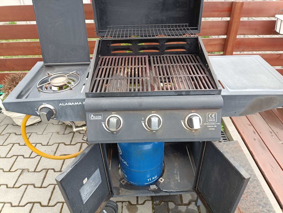 Grill gazowy ogrodowy – używany,