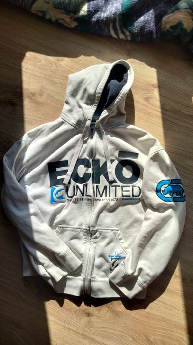 кофта ecko unlimited, біла. sk8, y2k