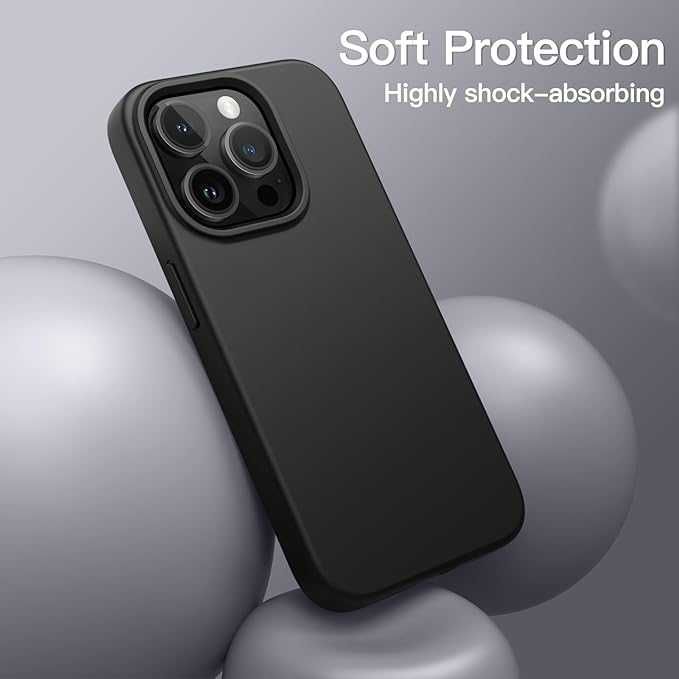JETech Silikonowe Etui do iPhone 15 Pro