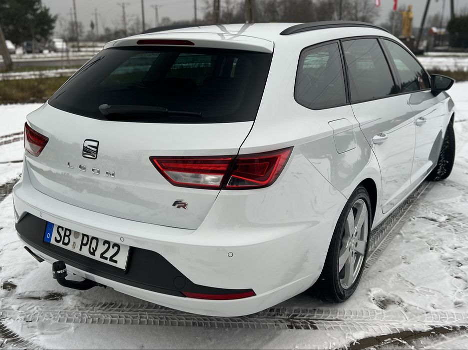 Seat Leon FR 184KM#Biala perła#Niski przebieg#Full Led#Nowy rozrzad#