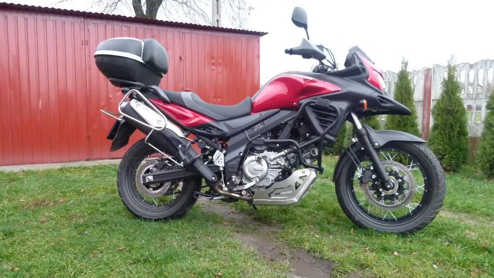 Suzuki V-Strom 650 stelaż gmole osłona SAKWY BOCZNE 2011 15