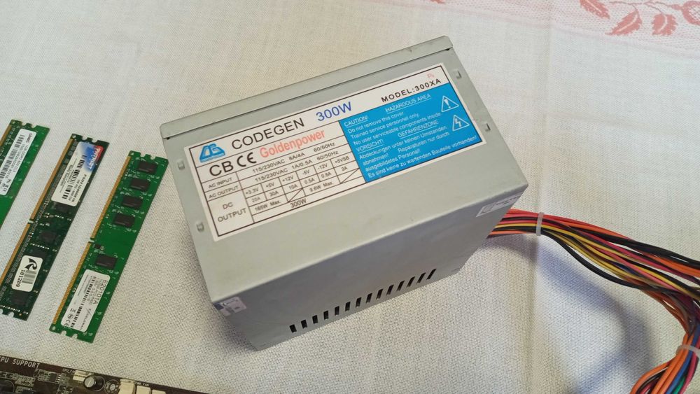 ПК ASUS M3A78 DDR2 Athlon Блок Питания DVD-ROM GT8600 Запчасти